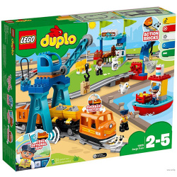 Конструктор LEGO Duplo 10875 Грузовой поезд  - фото