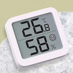 Термометр-гигрометр  Youpin Miiiw Thermometer And Hygrometer Clock - фото