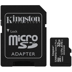 Карта памяти Kingston Canvas Select Plus microSDXC  32ГБ (SDCG3/32GB) + SD адаптер - фото