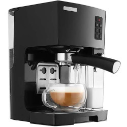 Рожковая помповая кофеварка Sencor SES 4050SS (Черный) - фото