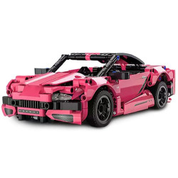 Конструктор Onebot Building Blocks Supercar (OBJZF62AIQI) Розовый - фото