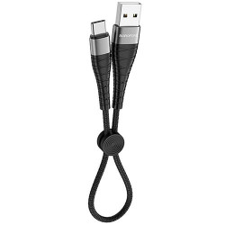 USB кабель Borofone BX32 Munificent Type-C длина 25 см (Черный) - фото