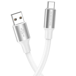 USB кабель Borofone BX82 Bountiful Type-C длина 1 метр (Белый) - фото
