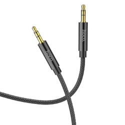 Аудио-кабель AUX Hoco UPA19, длина 2 метра (Чёрный) - фото
