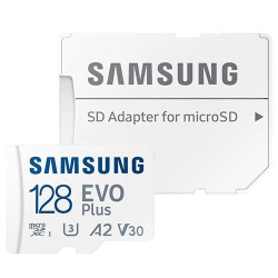 Карта памяти Samsung EVO Plus 2021 microSDXC 128GB (с адаптером) - фото