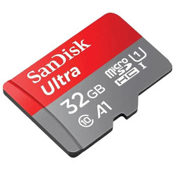 Карта памяти SanDisk Ultra 32GB microSDHC Class 10 (SDSQUNC-032G-ZN3MN) - фото