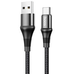 USB кабель Hoco X50 Excellent Type-C, длина 1,0 метр (Черный)  - фото