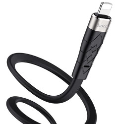 USB кабель Hoco X53 Angel Lightning, длина 1 метр (Черный) - фото