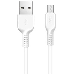 USB кабель Hoco X20 Flash microUSB, длина 2 метра (Белый) - фото
