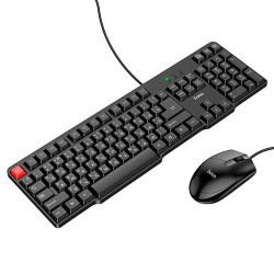 Комплект клавиатура и мышь Hoco GM16 (с кириллицей) - фото