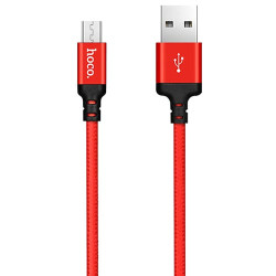 USB кабель Hoco X14 Times Speed MicroUSB, длина 2 метра (Красный) - фото