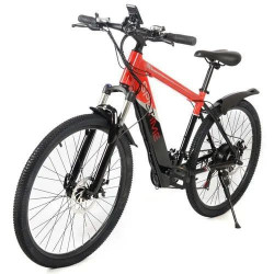 Электровелосипед Spetime E-Bike S6 (Красный) - фото