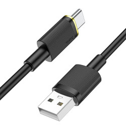 USB кабель Hoco U109 Type-C, длина 1,2 метра Черный - фото