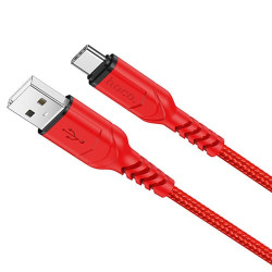 USB кабель Hoco X59 Victory Type-C, длина 2 метра Красный - фото
