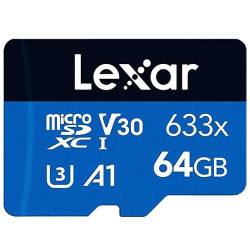 Карта памяти Lexar 633x microSDXC LSDMI64GBBCN633N 64GB  - фото