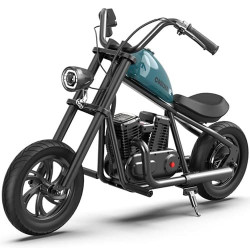 Детский электрический мотоцикл HYPER GOGO Cruiser 12 Голубой - фото
