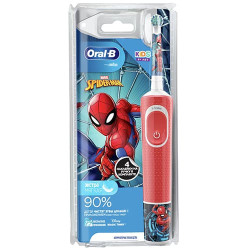 Электрическая детская зубная щетка Oral-B Vitality Kids Spiderman D100.413.2K  - фото