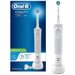 Электрическая зубная щетка Oral-B Vitality D100 Cross Action D100.413.1 Белый - фото