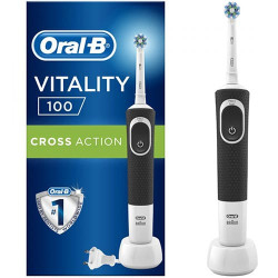 Электрическая зубная щетка Oral-B Vitality D100 Cross Action D100.413.1 Черный - фото