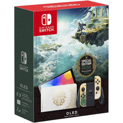 Игровая приставка Nintendo Switch OLED (The Legend of Zelda: Tears of the Kingdom Edition) - фото