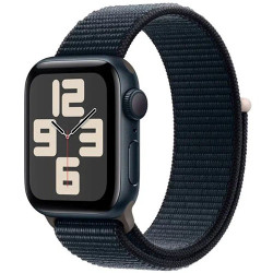 Умные часы Apple Watch SE 2 40 мм (алюминиевый корпус, темная ночь/темная ночь, нейлоновый ремешок S/M) - фото