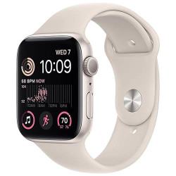 Умные часы Apple Watch SE 2 40 мм (алюминиевый корпус, звездный свет/звездный свет, спортивный силиконовый ремешок S/M) - фото