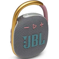 Портативная колонка JBL Clip 4 Серый/Золотистый - фото