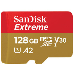  Карта памяти SanDisk Extreme microSDXC SDSQXAA-128G-GN6MN 128GB  - фото