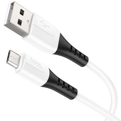 USB кабель Hoco X82 microUSB, длина 1 метр Белый - фото