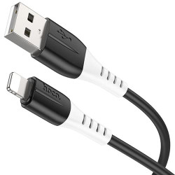 USB кабель Hoco X82 Lightning, длина 1 метр Черный - фото