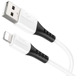 USB кабель Hoco X82 Lightning, длина 1 метр Белый - фото