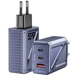 Зарядное устройство Wekome Vanguard Series 65W Mecha GaN Charger WP-U147 - фото