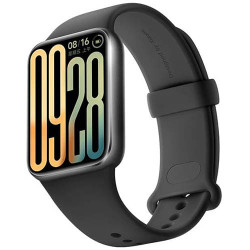 Фитнес-браслет Xiaomi Smart Band 9 Pro M2401B1 (Международная версия) Серый, с черным силиконовым ремешком - фото