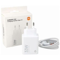 Зарядное устройство Xiaomi 33W Charging Combo MDY-16-EF Международная версия (Белый) - фото