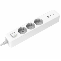 Сетевой фильтр Xiaomi 20W Power Strip 2C1A XMCXB01EU Европейская версия Белый - фото