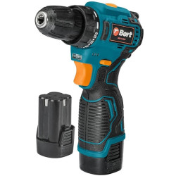 Аккумуляторная дрель-шуруповерт Bort BAB-16-BLK 93414868 (два АКБ, кейс) - фото
