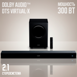 Саундбар Xiaomi Soundbar Pro 2.1 ch NS4-EU QBH4336EU (Международная версия) Черный - фото