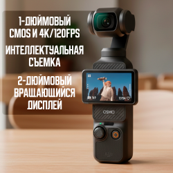 Экшен-камера DJI Osmo Pocket 3 Standard Combo - фото