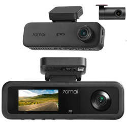 Видеорегистратор 70mai Dash Cam T400-1 + Камера заднего вида (Международная версия) Черный - фото