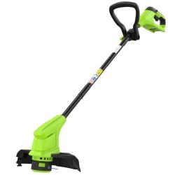 Триммер Greenworks 24V G24LT25 (с 1-м АКБ 2Ач и ЗУ) 25см - фото