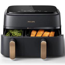Аэрогриль (аэрофритюрница) Philips Airfryer Dual Basket NA352/00 - фото