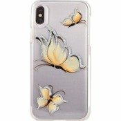 Чехол для iPhone X и Xs накладка (бампер) iCover Hard HP Pure Butterfly Beige - фото