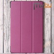 Чехол для Samsung Galaxy Tab A 10.5 2018 книга JFK Case фиолетовый - фото