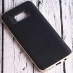 Чехол для Samsung Galaxy S8+ накладка (бампер) противоударный Ipaky Neo Hybrid (золотой карбон) - фото