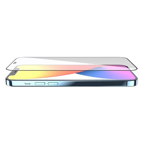 Защитное стекло для  iPhone 12 mini Bilvis полноэкранное черное 100% клеющая основа