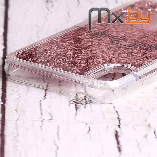 Чехол для iPhone Xs Max накладка (бампер) Аквариум Bow розовый