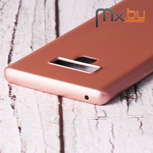 Чехол для Samsung Galaxy Note 9 накладка (бампер) J-Case Fashion Series силиконовый розовое золото