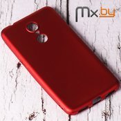 Чехол для Xiaomi Redmi 5 накладка (бампер) J-Case Fashion Series силиконовый красный - фото