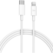 USB кабель Xiaomi ZMI Type-C+ Lighting для зарядки и синхронизации, длина 1,0 метр (Белый) - фото