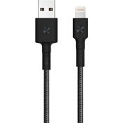 USB кабель Xiaomi ZMI MFi Lightning длина 1,0 метр (Черный) - фото